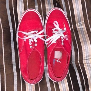 Red Low Vans